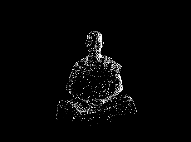 person meditating