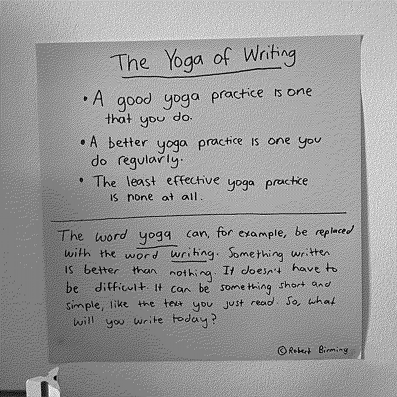 Yoga of Writing Note